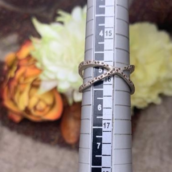 Labradorite Double Band 925 silver US size 5 1/4 - Picture 5 of 5